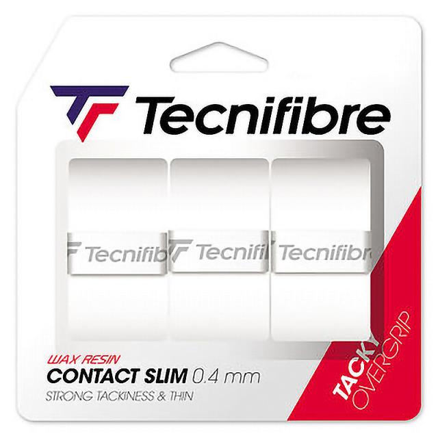 Tecnifibre Contact Slim Overgrip x3 White